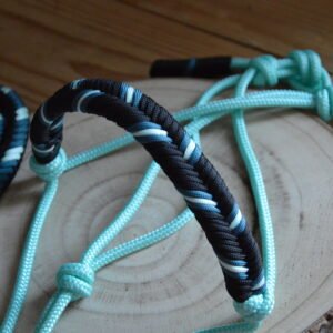 Ensemble éthologique rênes Pro taille cob épis vert pastel